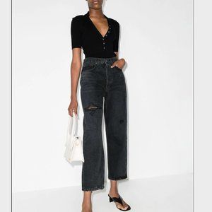 AGOLDE 90s crop jeans